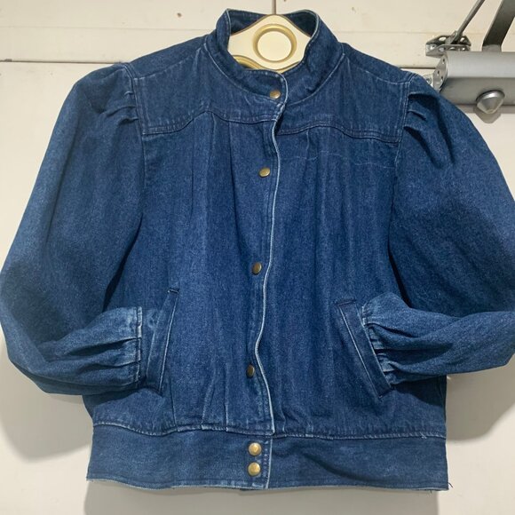 VINTAGE OUTERBLISS JEAN JACKETS SIZE L - Picture 1 of 9